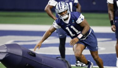 Cowboys’ Micah Parsons says focus is unshaken while talking contract wait at hometown camp