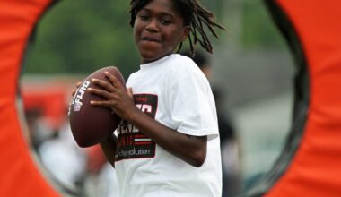 Cleveland Browns Legends Clinic hosts free youth camp at George Daniel Field – Morning Journal