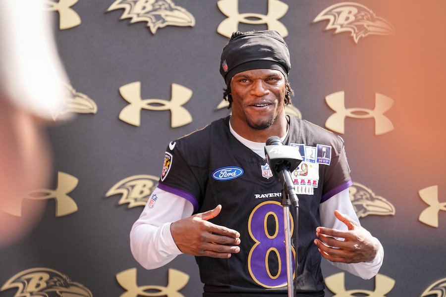 Ravens training camp highlights: Lamar Jackson runs wild for TD