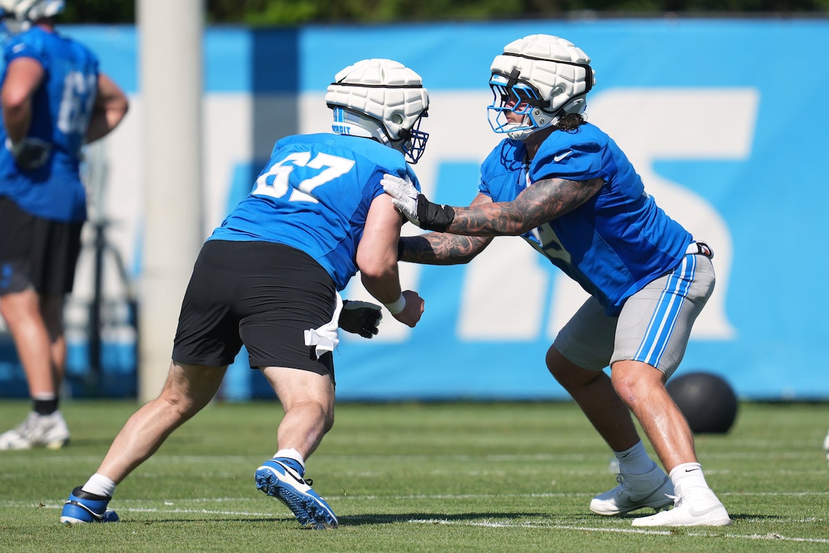 Detroit Lions offensive line a work in progress after offseason shakeup