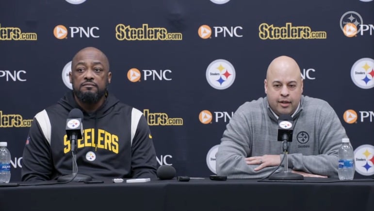 Omar Khan Mike Tomlin Steelers