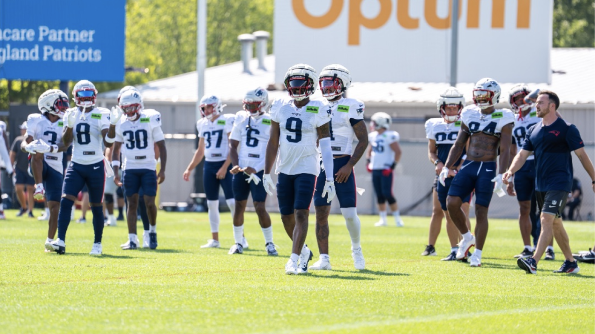 Javon Baker among standouts in red-zone work – NBC Sports Boston