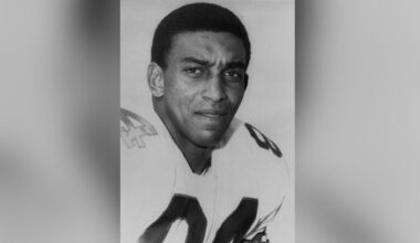 Dallas Cowboys tight end Pettis Norman poses for a portrait in Dallas in September 1970. (AP Photo)