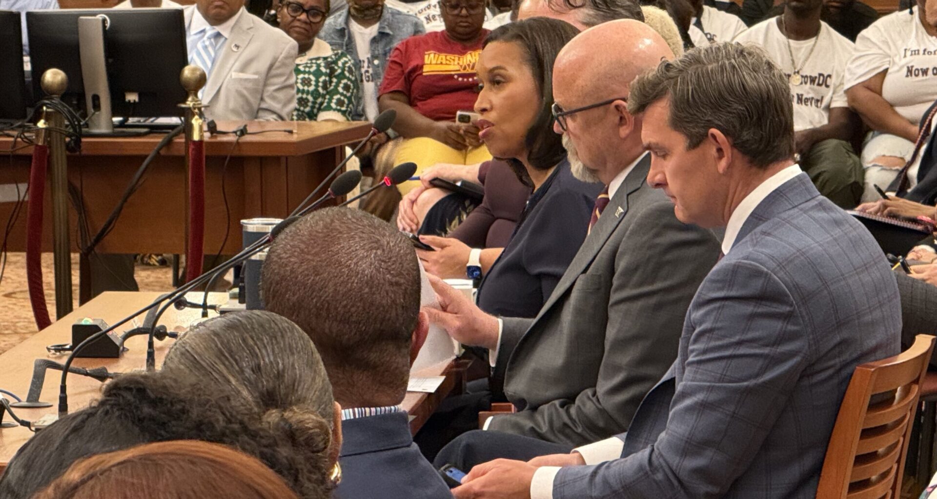 Commanders, DC mayor make their case to the council for RFK Stadium deal approval