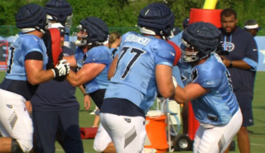 Tennessee Titans ramp up camp with first day of pads
