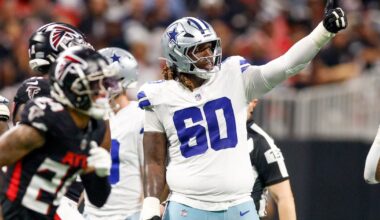Tyron Smith is taking a hands on approach to helping Cowboys LT Tyler Guyton