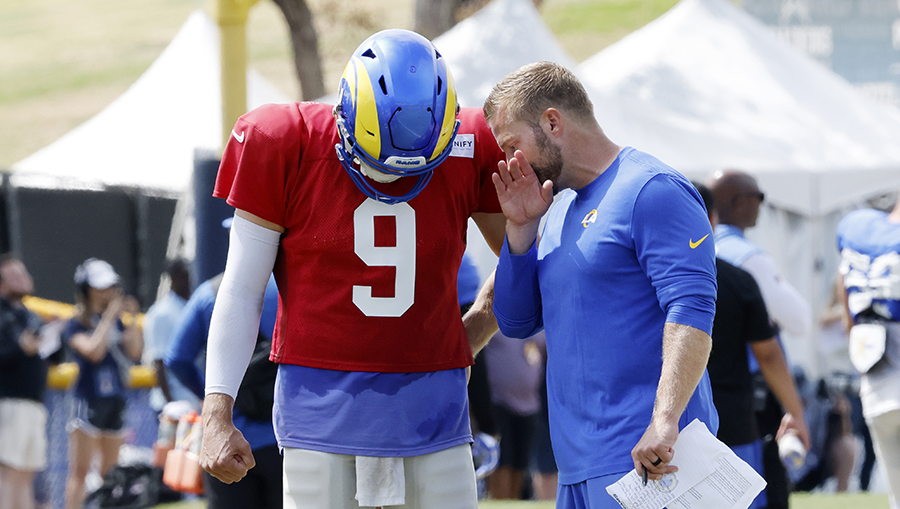 NFC West Check-In Los Angeles Rams Matthew Stafford...