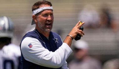 Dallas Cowboys hold first padded practice of 2025 training camp