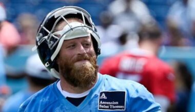 New Titans kicker shows off leg in weekend practice