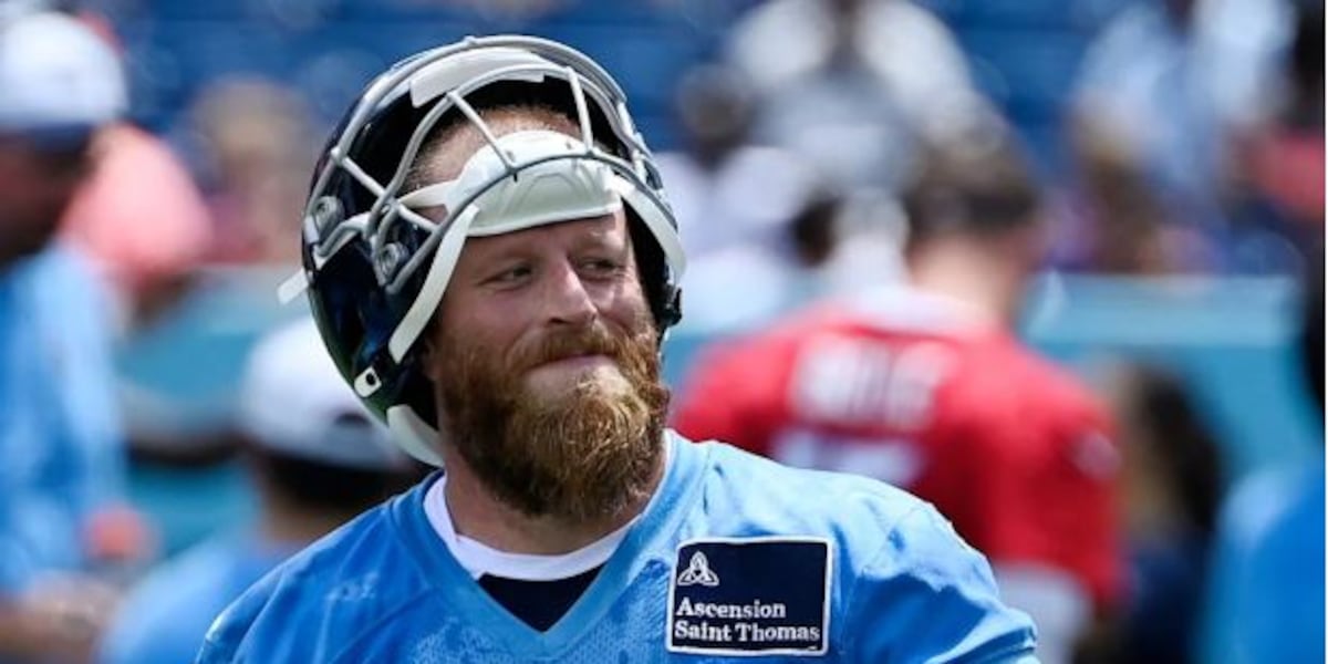 New Titans kicker shows off leg in weekend practice