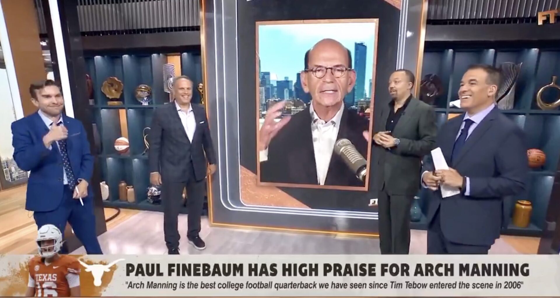 Paul Finebaum jabs Skip Bayless over Tim Tebow obsession