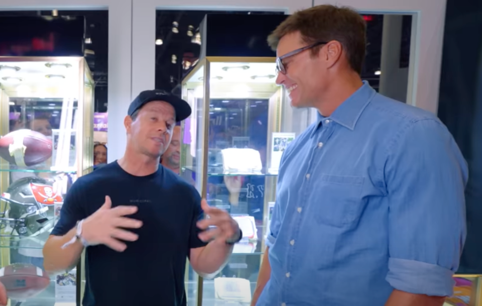 Wahlberg and Brady have been friends for decades, bonding over their Boston ties