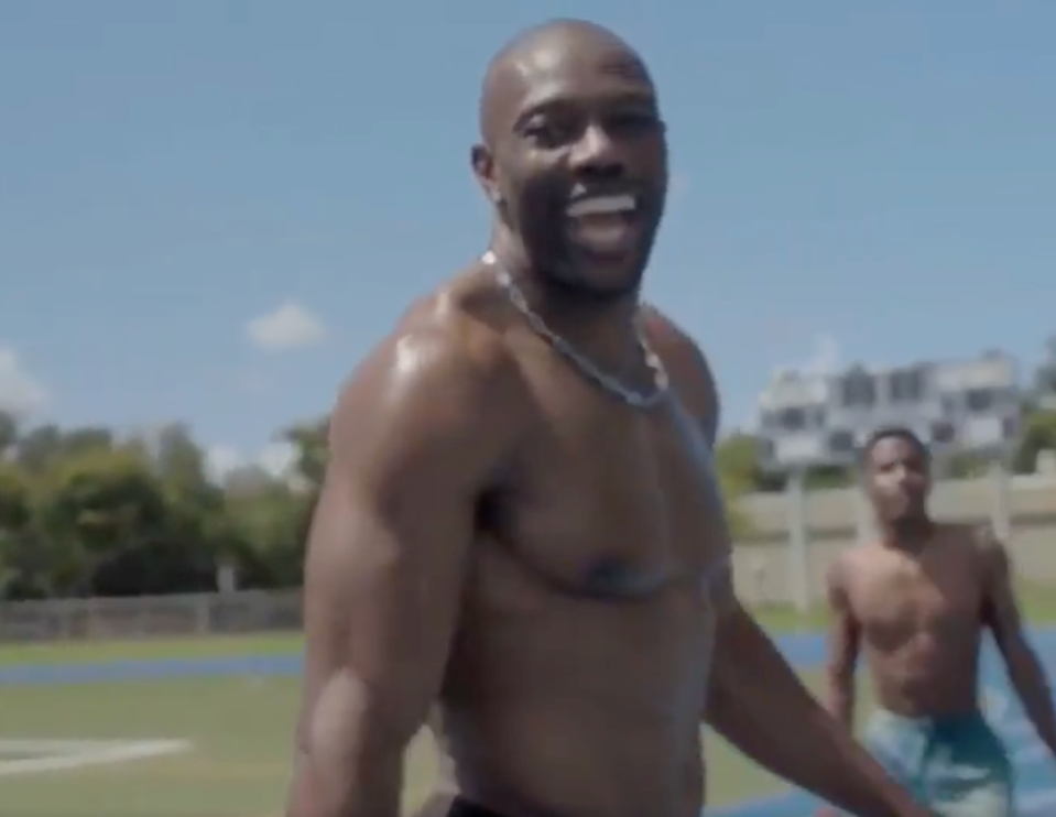 Owens let the world know that he was still in shape to play in the NFL