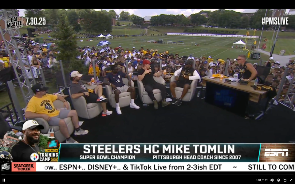 Tomlin appeared on the show, among a handful of other guests
