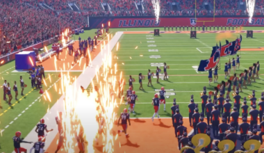 Where Illinois is ranked in EA College Football 26