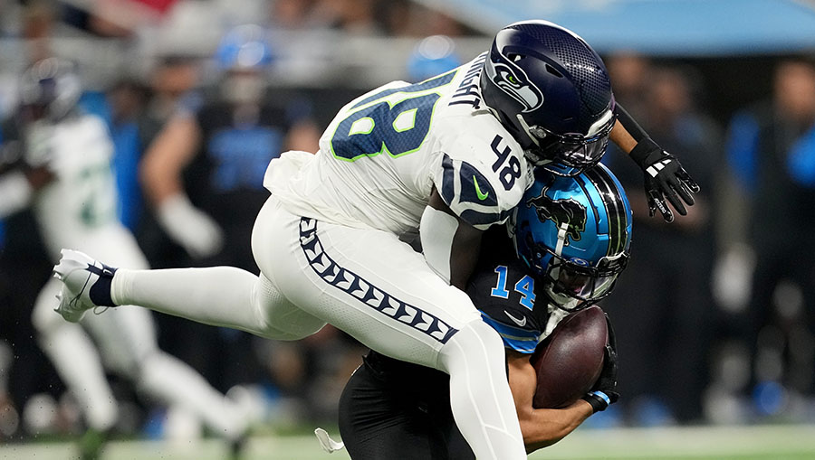 Seattle Seahawks LB Tyrice Knight...