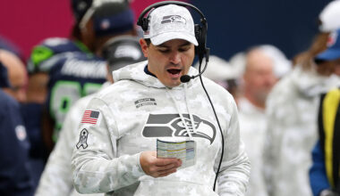 Seattle Seahawks Mike Macdonald Arizona Cardinals 2024 game...