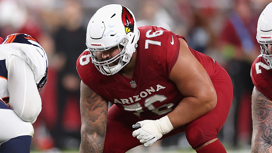 Seattle Seahawks free agent target Arizona Cardinals right guard Will Hernandez 2023...