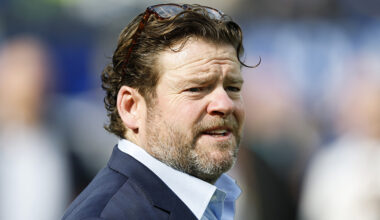Seattle Seahawks general manager John Schneider 2025...