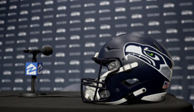 Seattle Seahawks helmet...