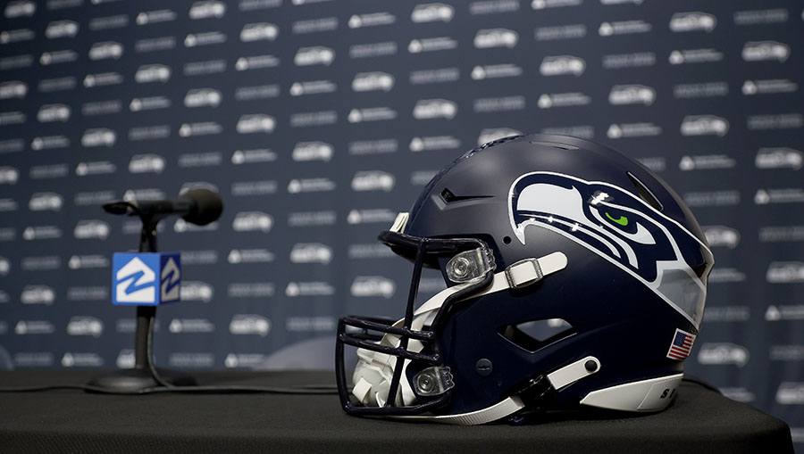 Seattle Seahawks helmet...