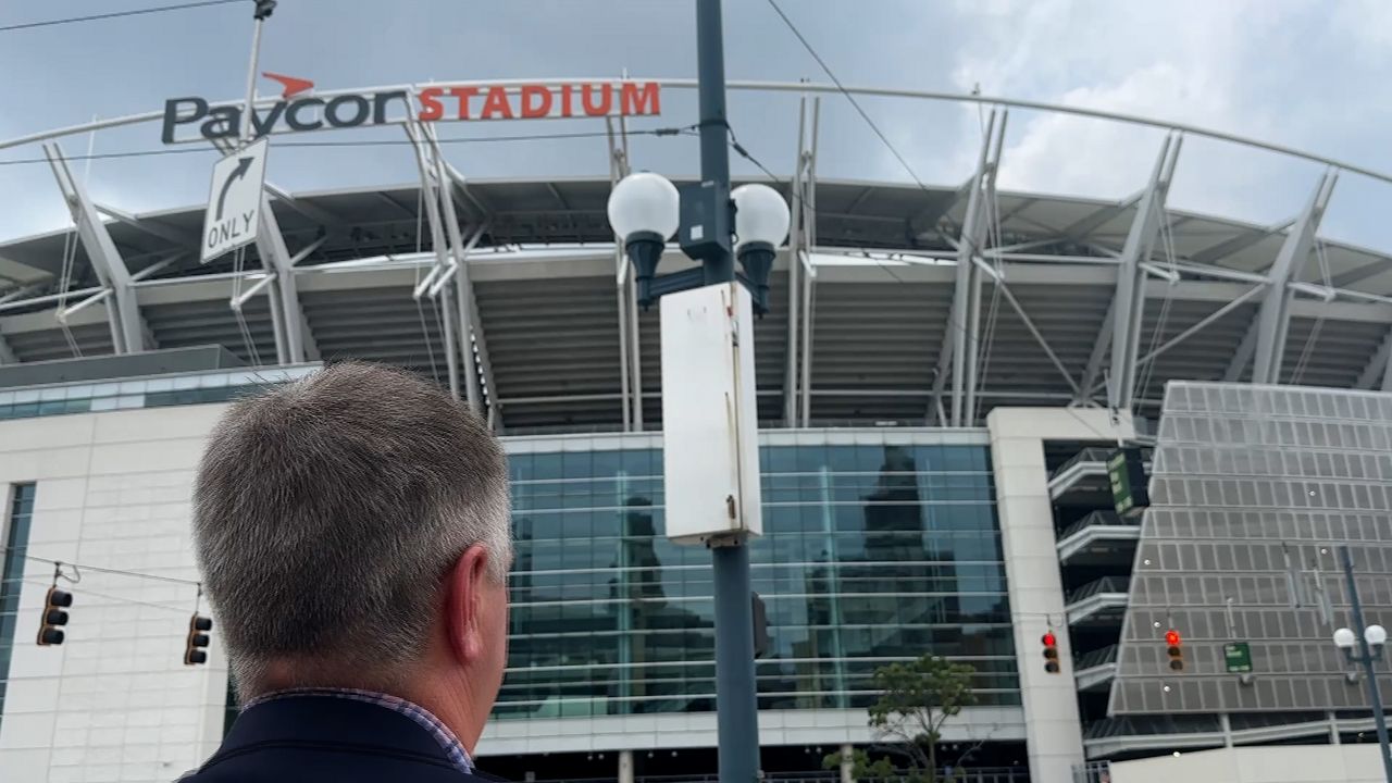 Ben Huffman knows there are a lot of strengths that they can play to, like Paycor Stadium (Spectrum News 1/Katie Kapusta)