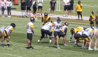 Steelers training camp stats