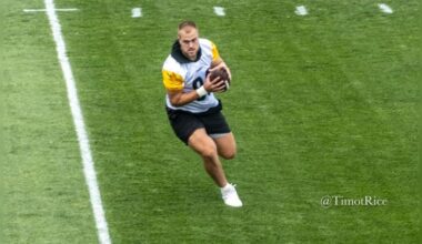 Steelers 2025 Training Camp Pictures – Thursday – July 24th Pat Freiermuth