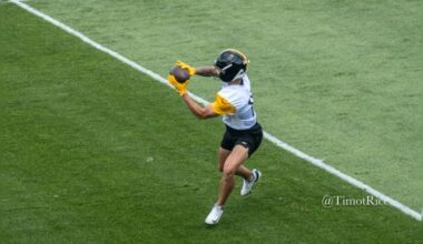 Roman Wilson Steelers 2025 Training Camp Pictures – Thursday – July 24th