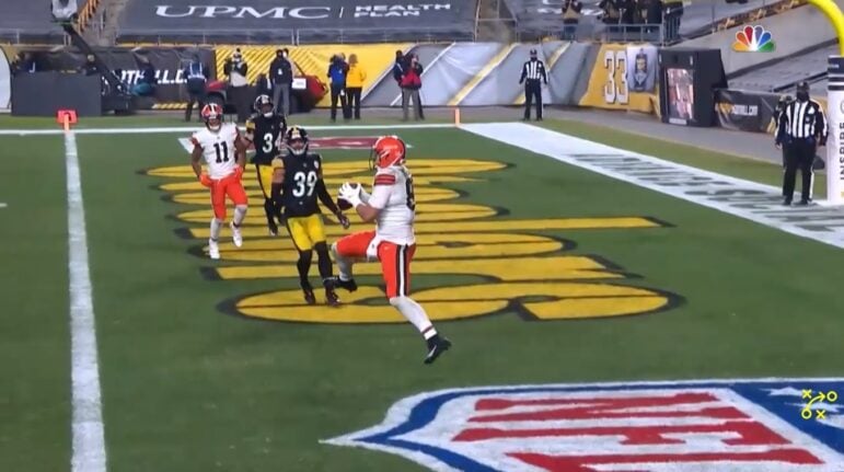 Steelers offense Browns