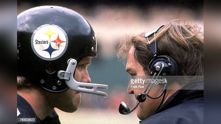 Chuck Noll Steelers Terry Bradshaw