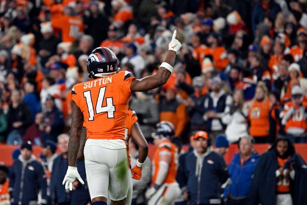 Who is Denver's second WR after Courtland Sutton?