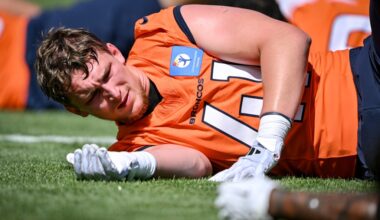 Broncos ILB Drew Sanders tore tendon in foot, source says
