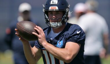 Broncos offensive depth chart projection ahead of training camp