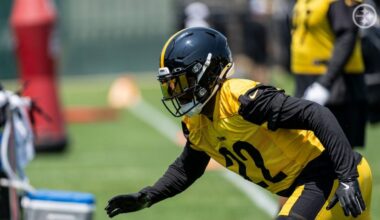 Juan Thornhill of the Pittsburgh Steelers at June Minicamp