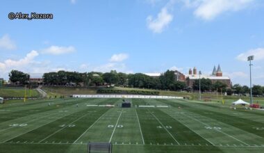 Training Camp day 2 steelers