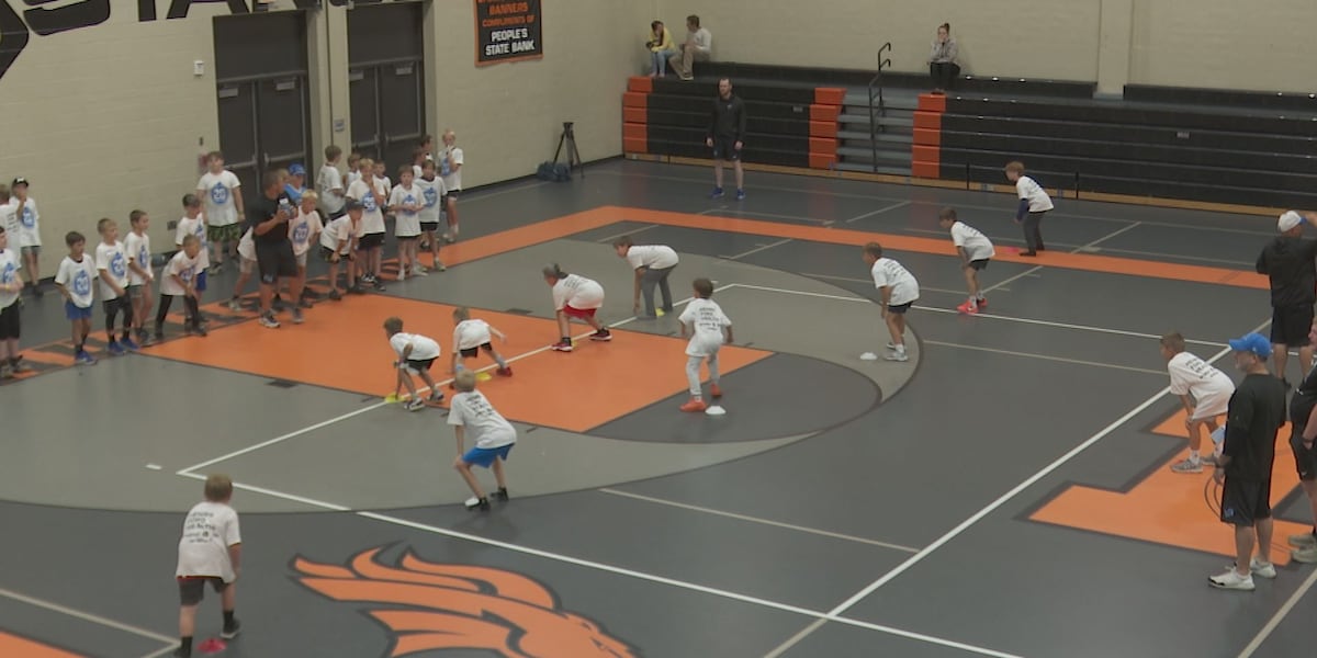 Munising hosts Detroit Lions football camp