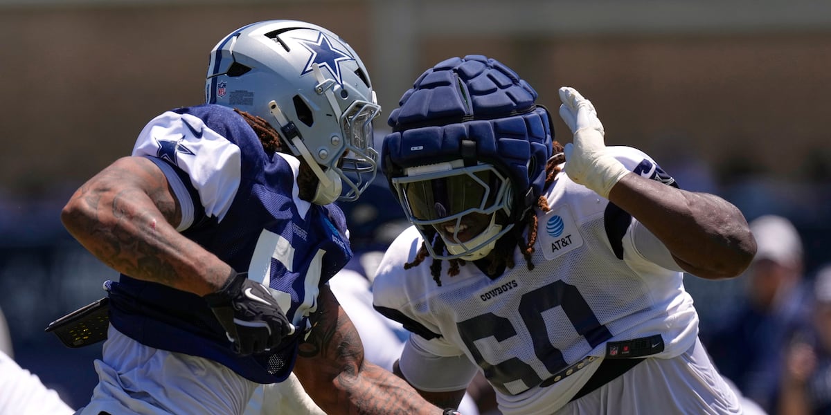 Offensive tackle Tyler Guyton suffers knee injury during Cowboys Camp
