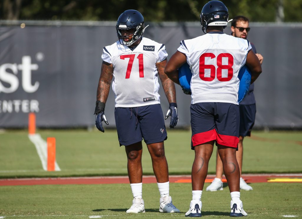 Texans Offensive Line Positions Starting To Settle