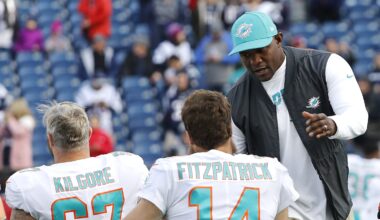 Ryan Fitzpatrick wary of Brian Flores' head coaching candidacy