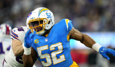 AFC Notes: Khalil Mack, Travis Kelce, Marvin Mims, Broncos, Chargers, Chiefs