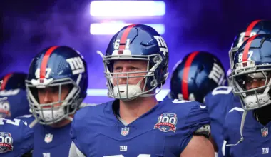 John Michael Schmitz bounces back from rocky rookie year to solidify his role with the New York Giants
