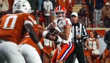 2026 NFL Draft prospect Cade Klubnik, quarterback, Clemson