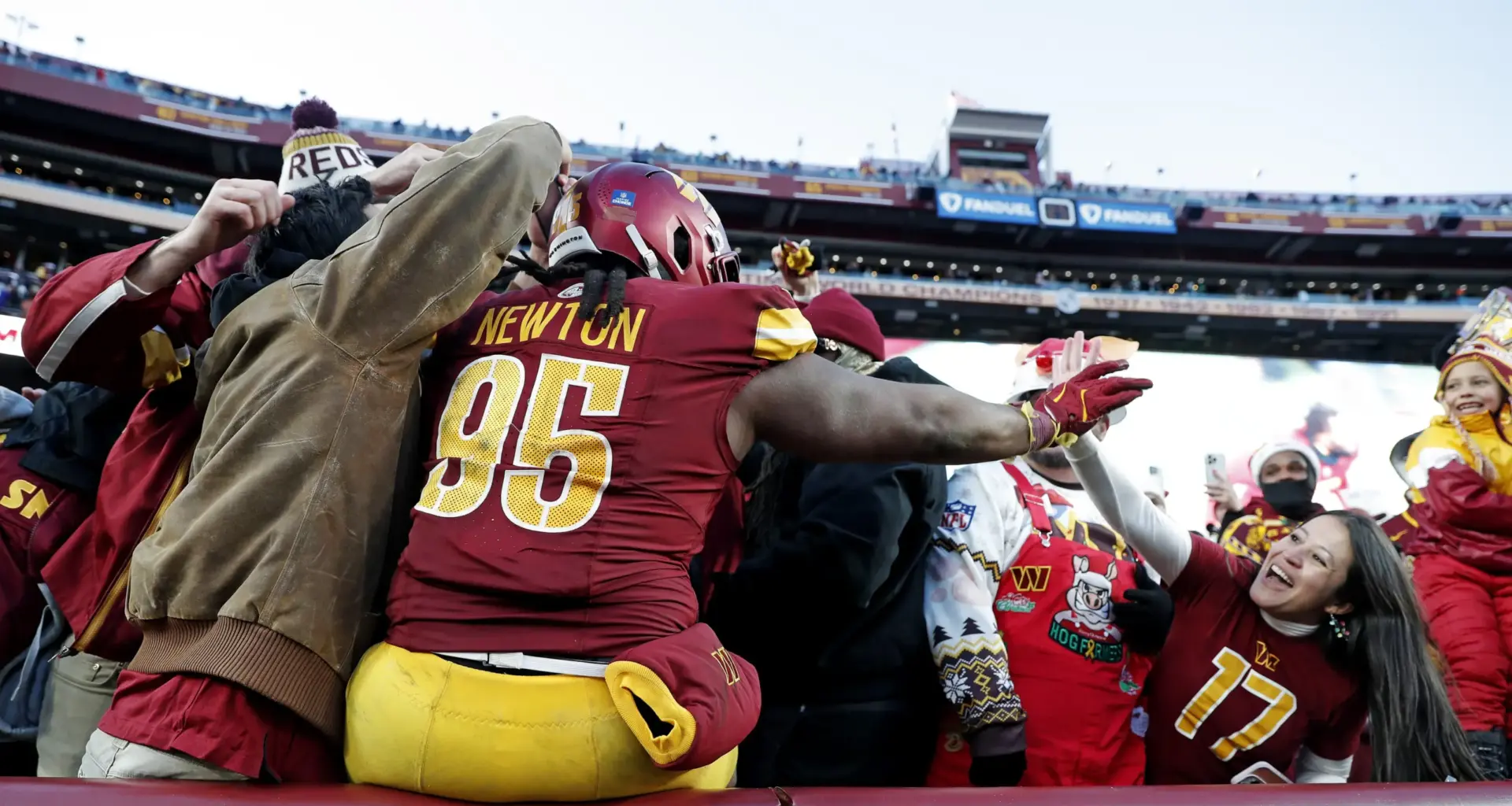 Jer'Zhan Newton poised for breakout role with Commanders as Jonathan Allen's exit clears path