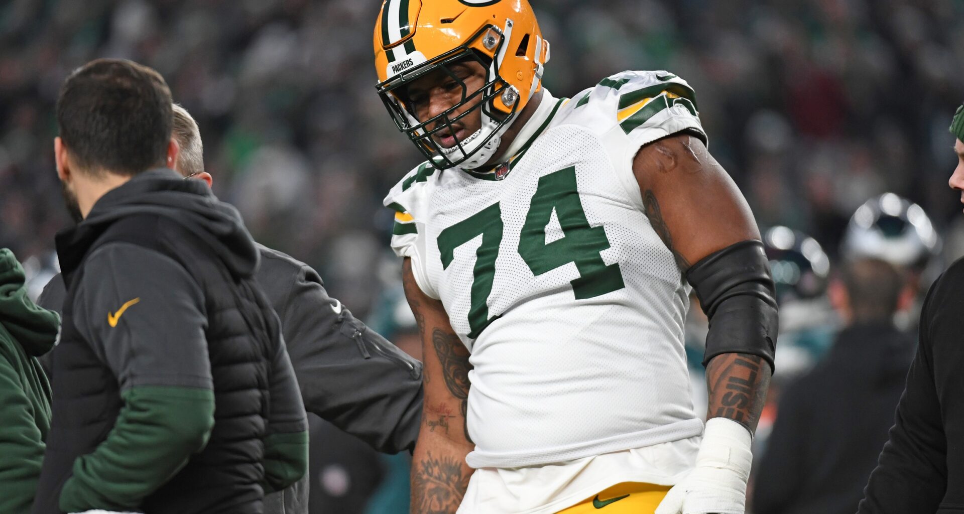 The Effects Of Elgton Jenkins’ Injury Against the Eagles Are Still Rippling In Green Bay