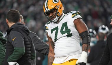 The Effects Of Elgton Jenkins’ Injury Against the Eagles Are Still Rippling In Green Bay