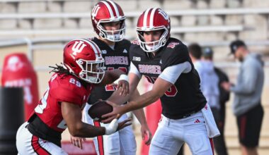 NCAA Football: Michigan at Indiana