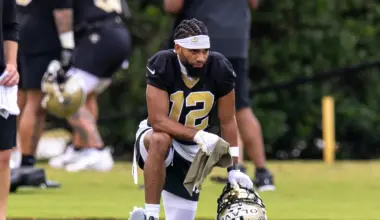 "Chris Olave leads New Orleans Saints' wide receiver core, but who will step up as the fourth option?"