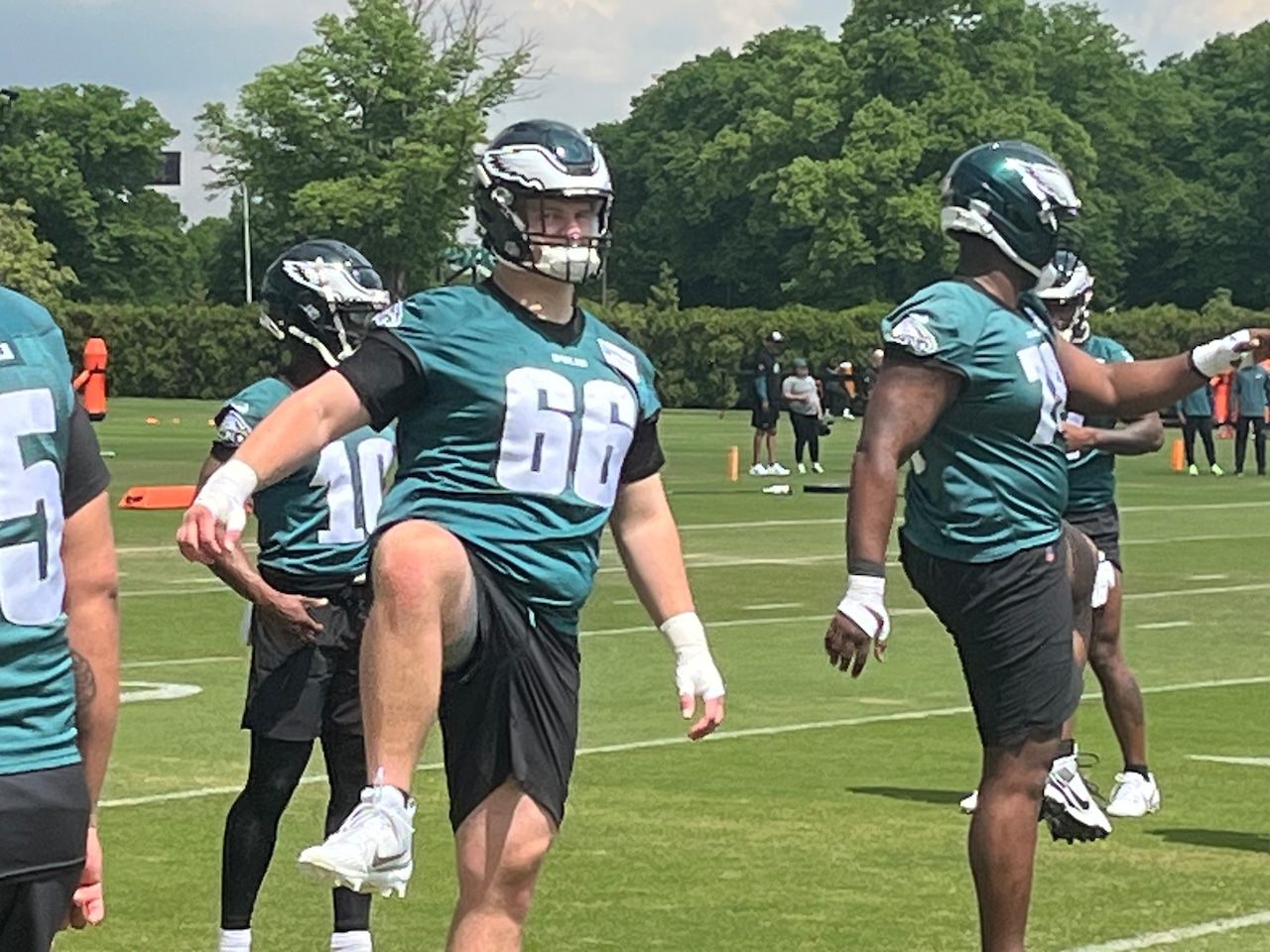 Eagles will have some intense battles for jobs among reserve offensive linemen