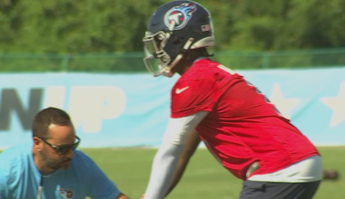 New-look Titans open training camp on steamy July morning